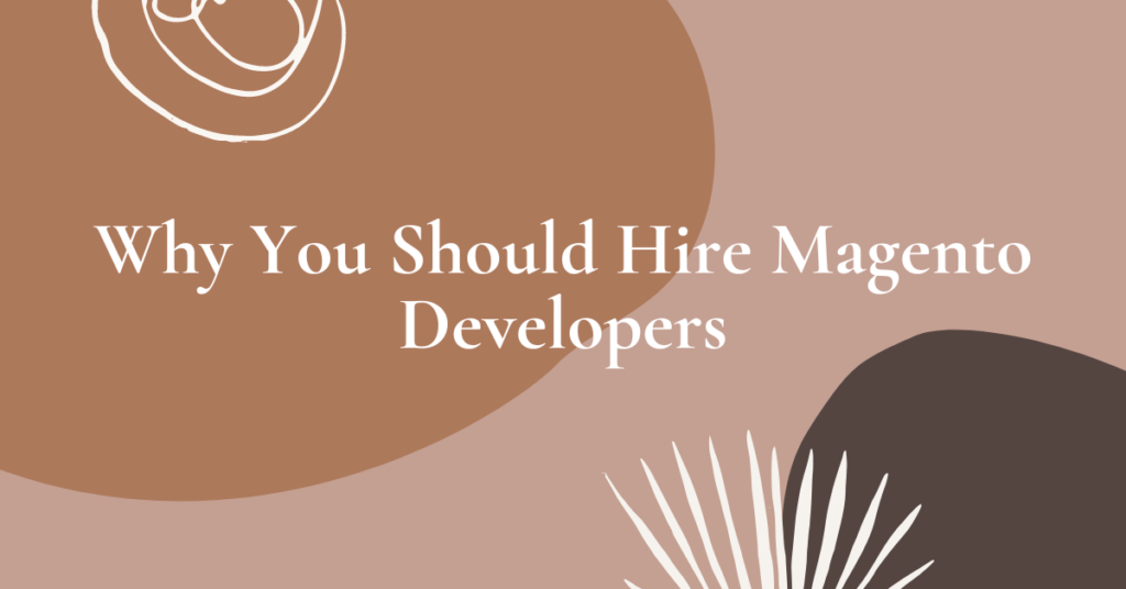 Why You Should Hire Magento Developers