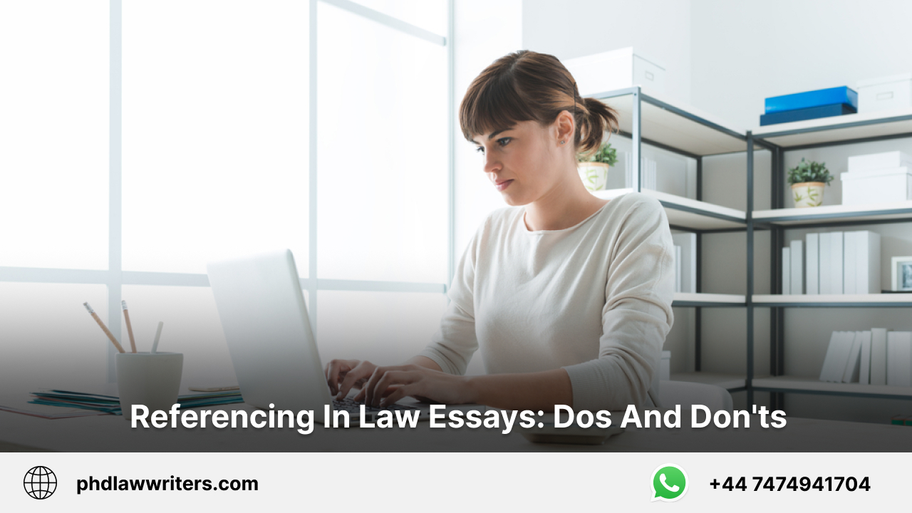 Referencing in Law Essays Dos and Don'ts