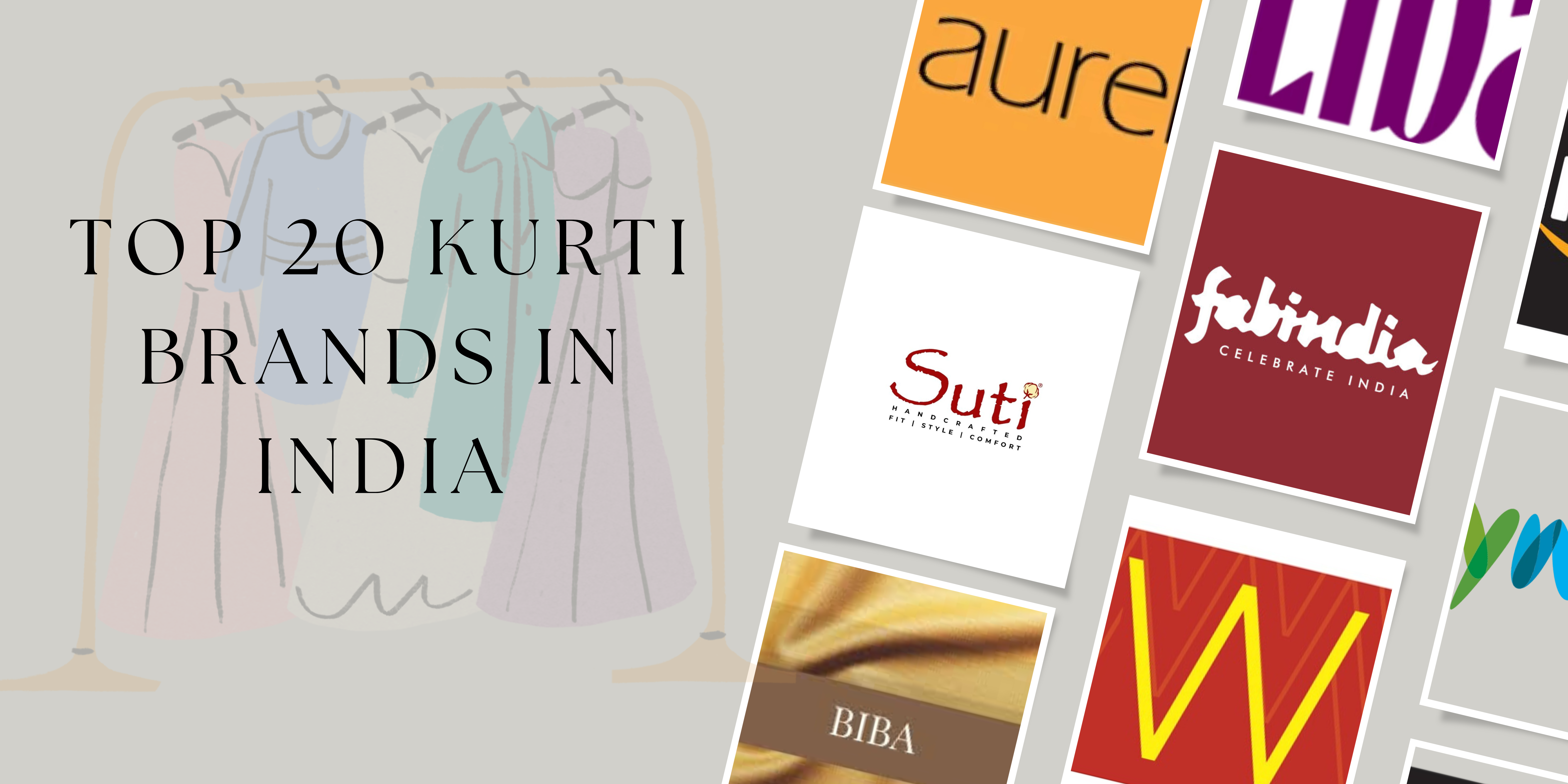 Top 20 Kurti Brands in India